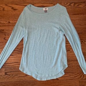 Fuzzy long sleeve shirt